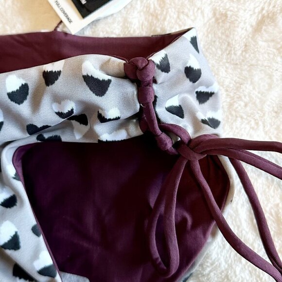 NWT Tavik Bebe Hearts Full Coverage Bikini Bottom  - Extra Small - Picture 3 of 6